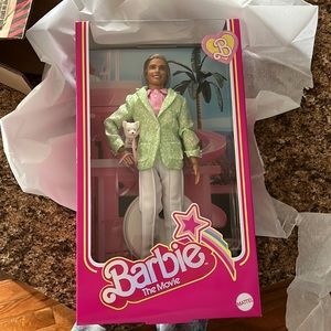 Barbie The Movie Doll with Green Jacket and Pink Shirt